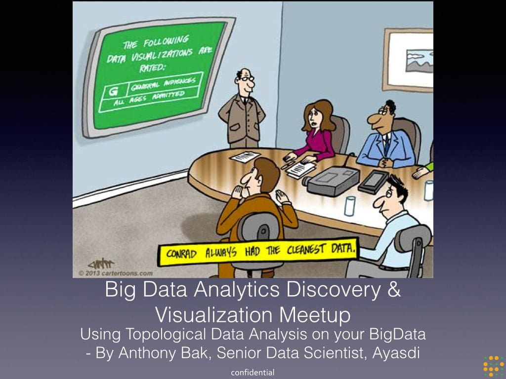 Using Topological Data Analysis on your BigData